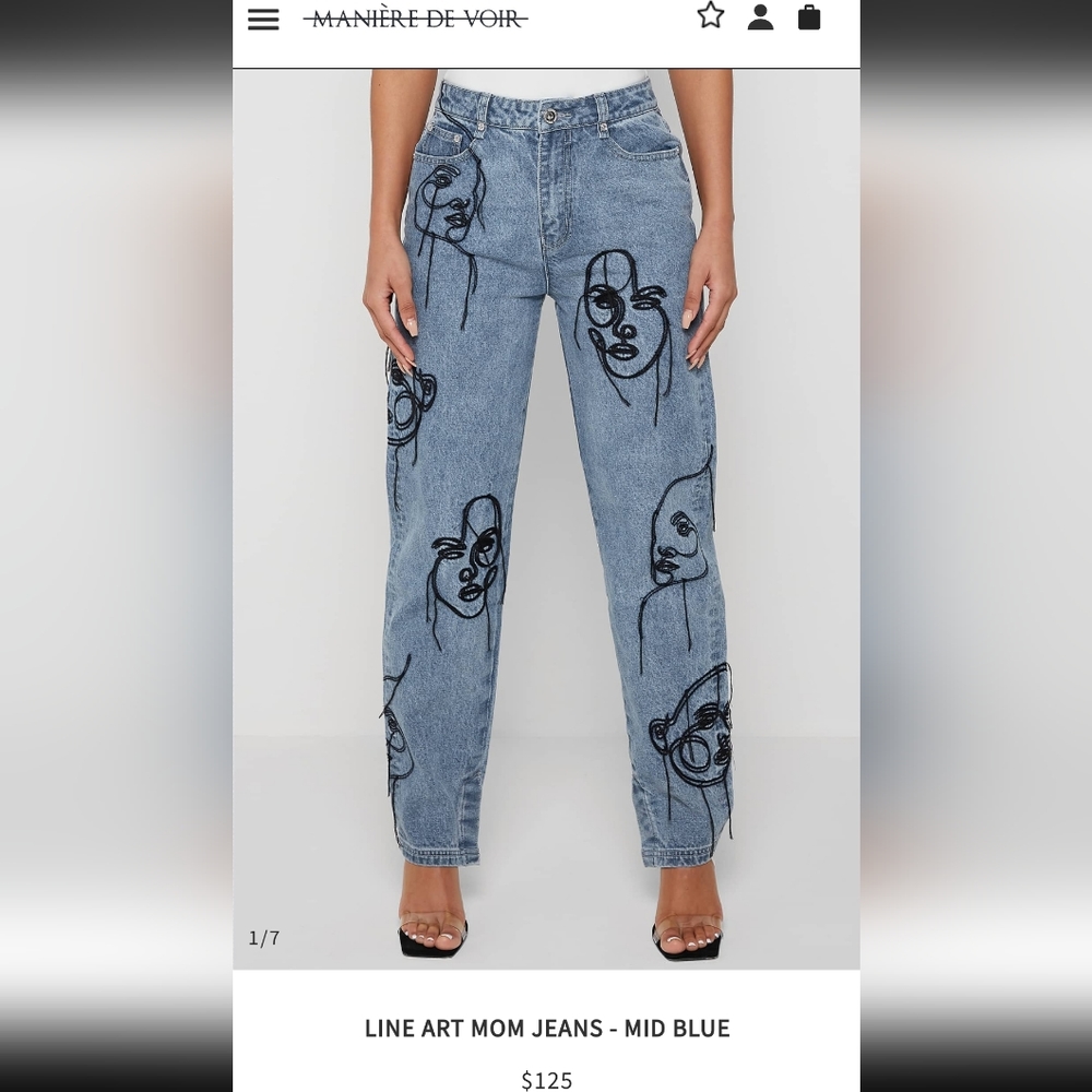 Maniere de voir mom jeans